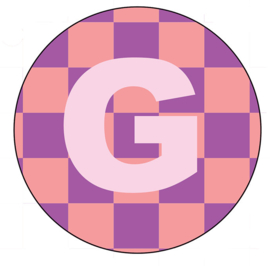 Letter G Onderzetter - LabelR