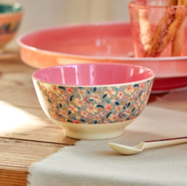 Melamine kom medium Sandy flowers - Rice