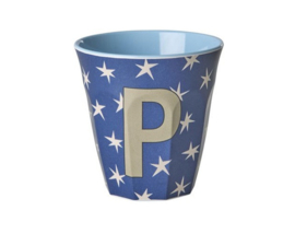 Melamine letterbeker letter P - Rice