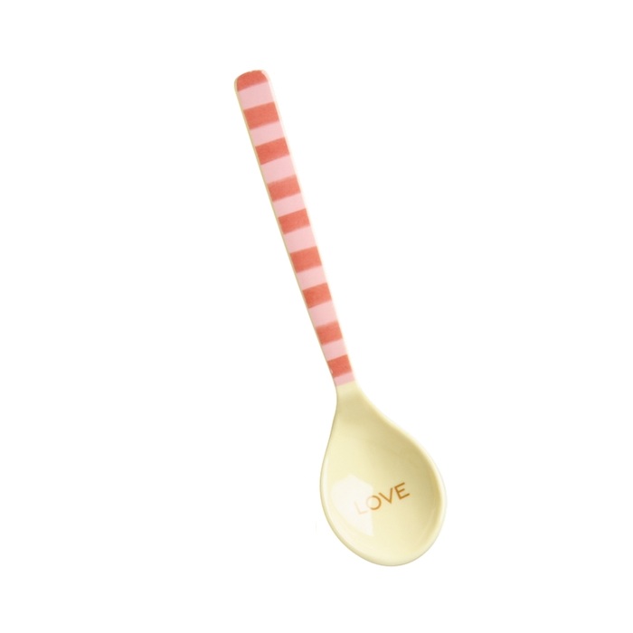 Theelepel Organic stripes - Rice 
