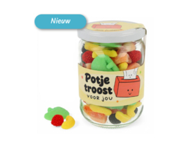 Snoeppot Een potje troost voor jou - Veel Liefs