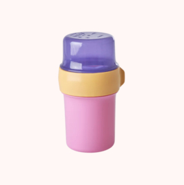 Take away food container met lepel Roze - Rice