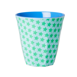 Melamine beker Sterren blauw - Rice