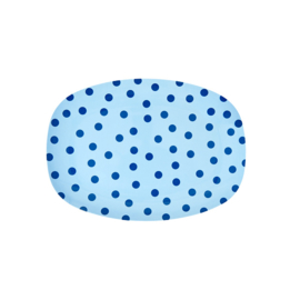 Melamine bordje Blauwe Stip | Rice