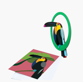 Pop out card - Swinging Toucan | Studio Roof