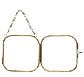 Hangend messing (foto)lijstje 10 x 10 cm - Rex London