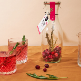 Watertwist Cranberry kers rozemarijn - Pineut