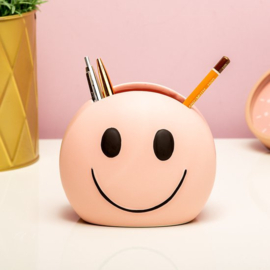 Bloempotje Smiley roze - Bitten