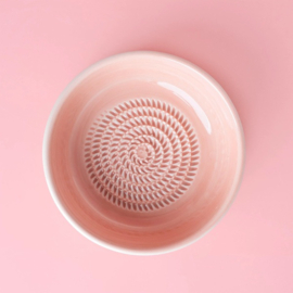 Raspkom keramiek Geel/Roze medium - Tierra Cocida