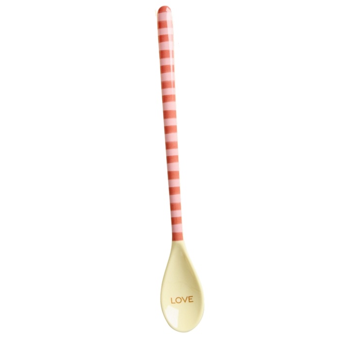 Latte lepel Organic stripes - Rice