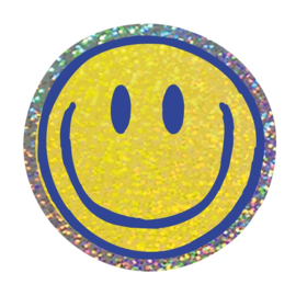 Sticker Glitter Smiley - Studio Inktvis