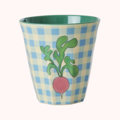 Melamine beker - Ravishing Radish print