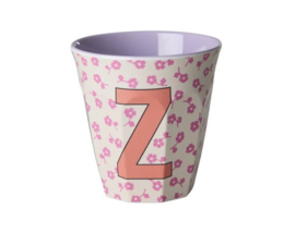 Melamine alfabet beker letter Z - Rice