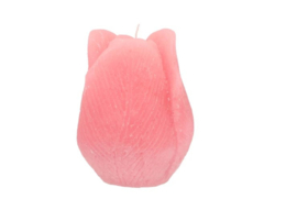Kaars Tulp roze 9x11 cm