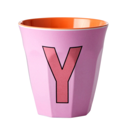 Melamine alfabet beker Letter Y | Rice