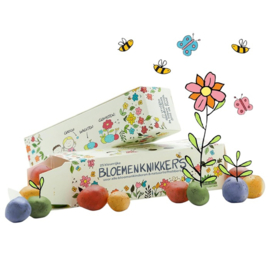 Bloemenknikkers in een doosje