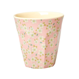 Melamine beker Small flower print Pink - Rice