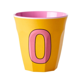 Melamine alfabet beker Letter O | Rice