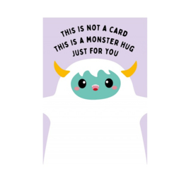 Postkaart | Monster hug