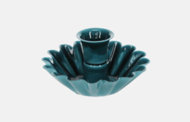 Emaille kandelaar Blauw - Rex London