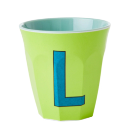 Melamine alfabet beker Letter L | Rice