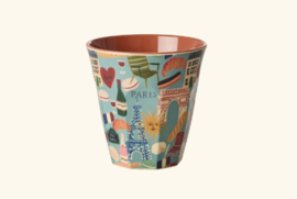 Melamine beker Paris Mon amour print - Rice