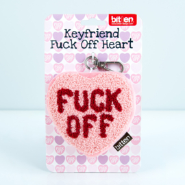 Sleutelhanger Hart fuck off - Bitten