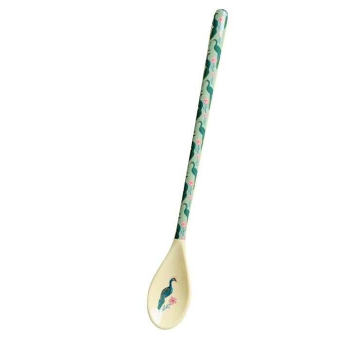 Latte lepel Peacock power - Rice !