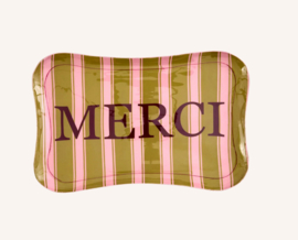 Metalen dienblad MERCI - Rice