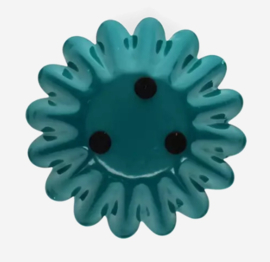 Emaille kandelaar Blauw - Rex London