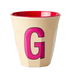 Melamine alfabet beker Letter G | Rice