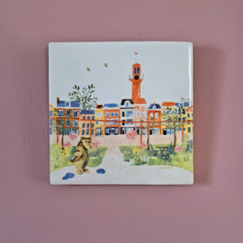 Tegel Marktplein Hengelo - Origineeltje