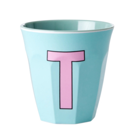 Melamine alfabet beker Letter T | Rice