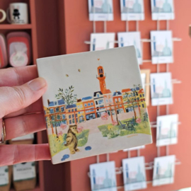 Tegel Marktplein Hengelo - Origineeltje