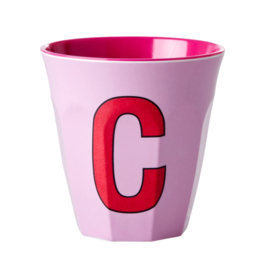 Melamine alfabet beker Letter C | Rice