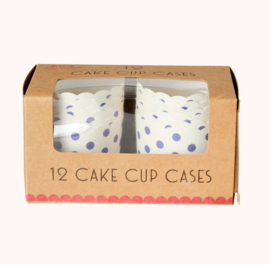 Set 12 papieren cupcake vormpjes - Stippen | Rice