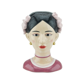 Vaas Vrouw met rozen