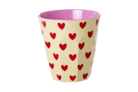 Melamine beker Darling Hearts - Rice
