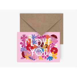 Postkaart - I love you