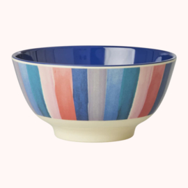 Melamine kom medium N.Y. stripes - Rice