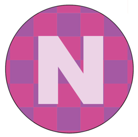 Letter N Onderzetter - LabelR