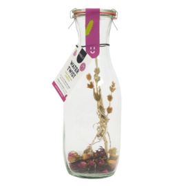 Tafelwater met smaak in karaf DIY Rose Mountain Tea Hibiscus BIO - Pineut