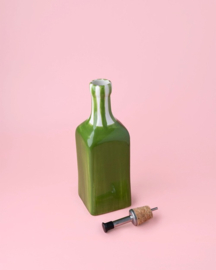 Olijfoliedispenser keramiek Groen