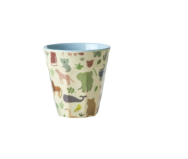 Melamine beker Small Sweet jungle Blue - Rice
