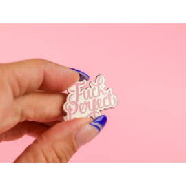 Pin 'Fuck perfect' - Studio Inktvis