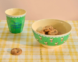 Melamine beker Green Snoopy print - Rice