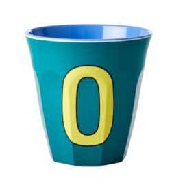 Melamine alfabet beker Letter O | Rice