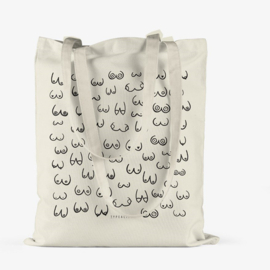Tote bag Boobies - Type Alive