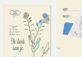 Ik denk aan je Bloemzaden cadeau - Veer & Moon