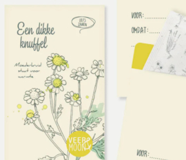 Een dikke knuffel Bloemzaden cadeau - Veer & Moon